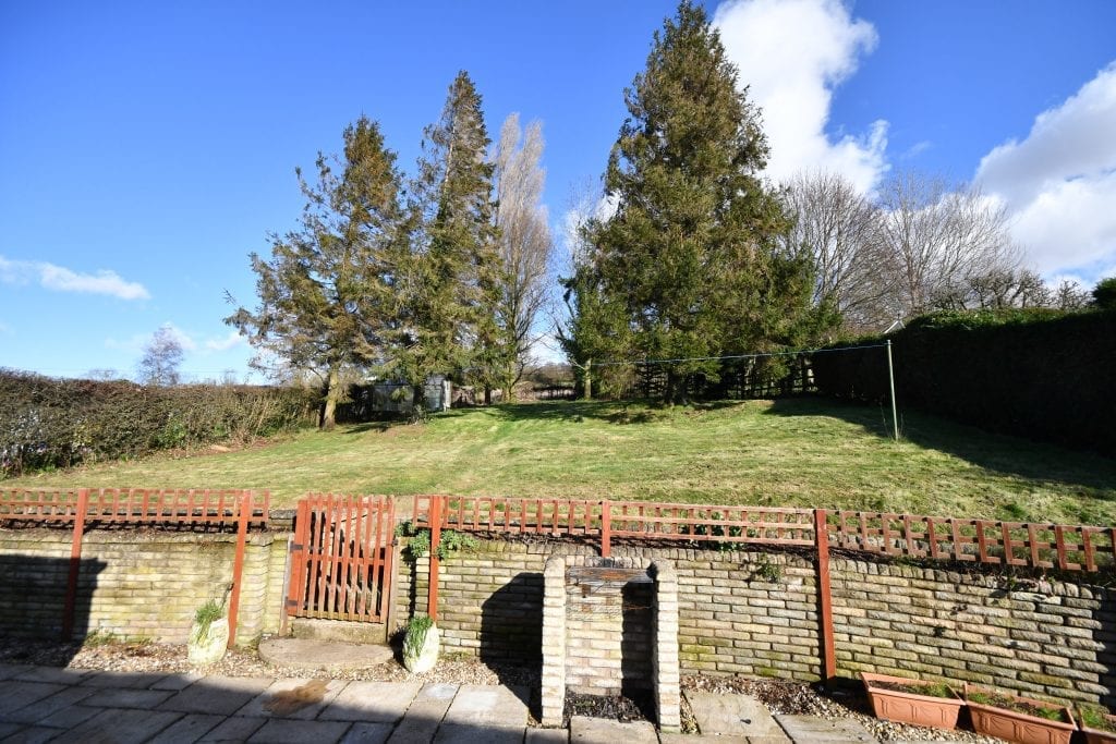 Station Road, Waddington, Lincolnshire - View from Patio of Huge Garden