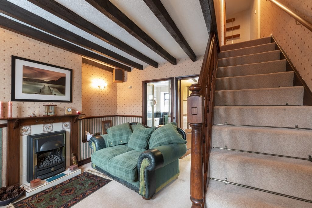 Gibfield Lane, Belper - Living Room and Staircase