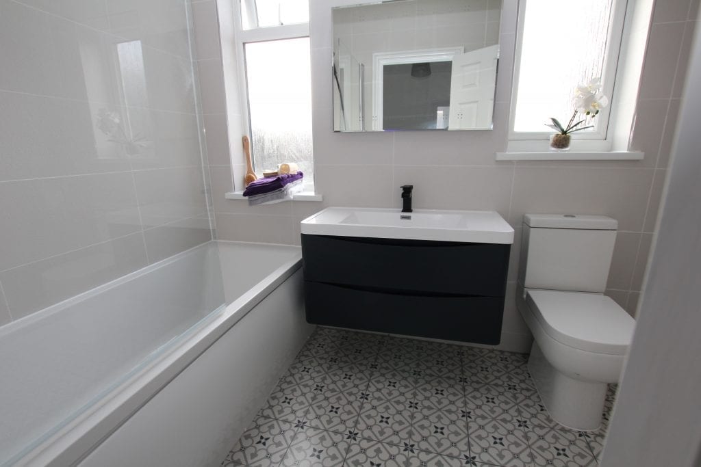 Wensley Avenue, Hull - Fully-Fitted Chic Bathroom