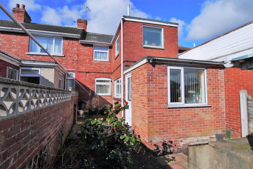27 St. Johns Road, Doncaster - View from the Rear (Including Extension)