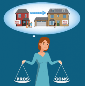 Pros and Cons of a House Part Exchange
