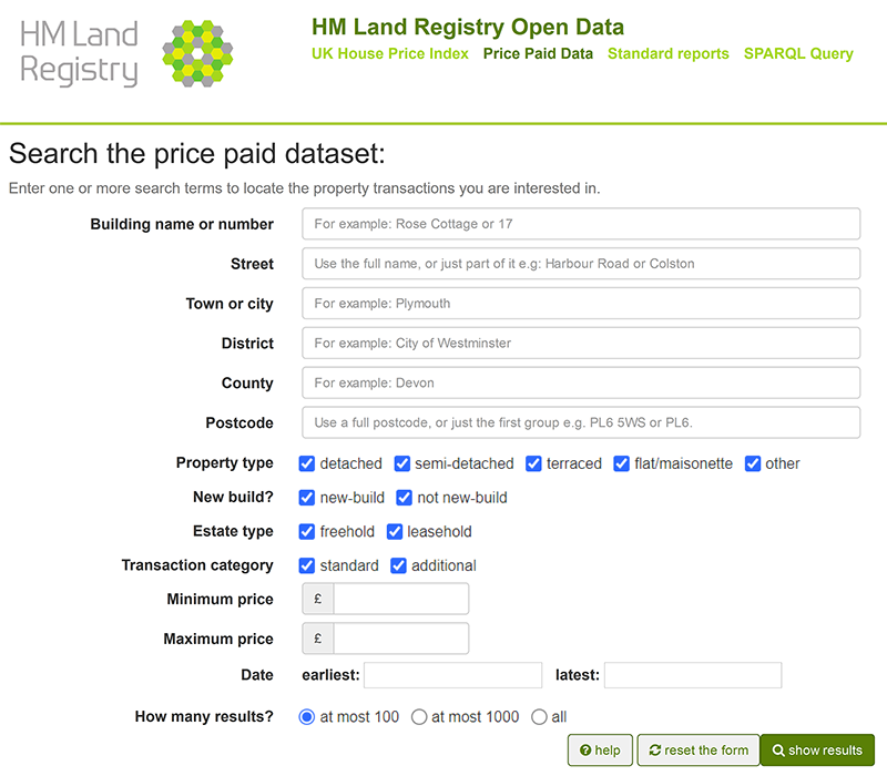Land Registry House Prices