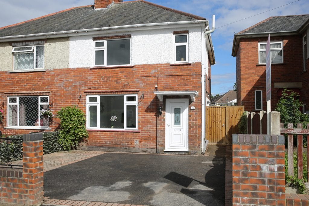 Front of Semi-Detached Property, Meadow Avenue, Ripley, Derbyshire