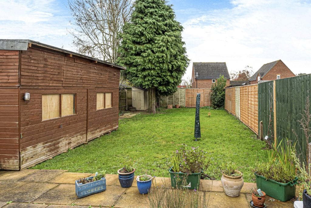 South-Facing Back Garden - Barnett Road, Middleton Cheney