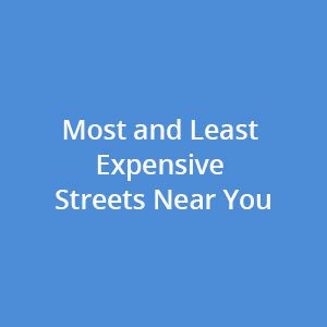 Most and Least Expensive Streets Near You