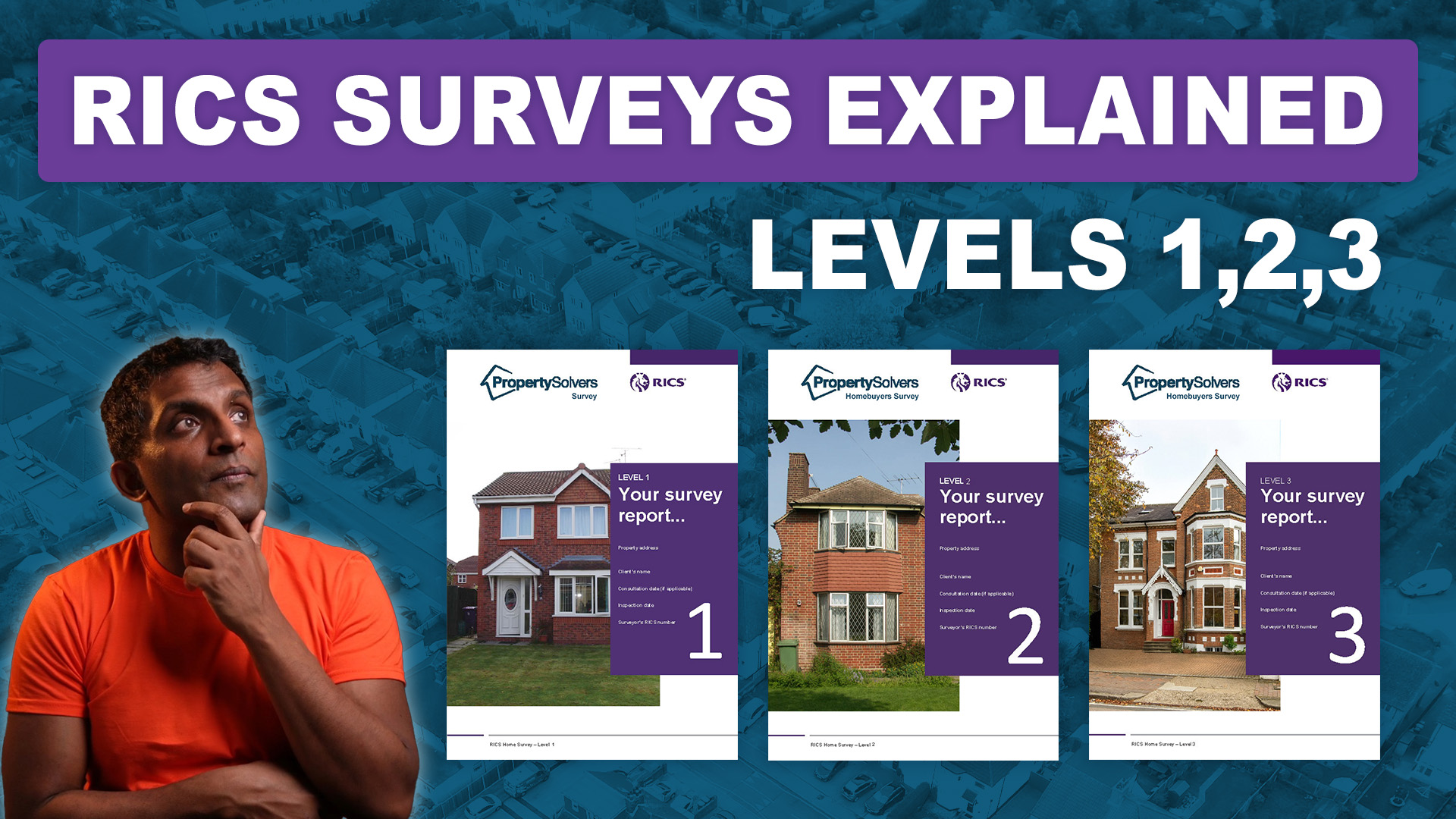 RICS Level 1, 2 & 3 Homebuyers Surveys Explained